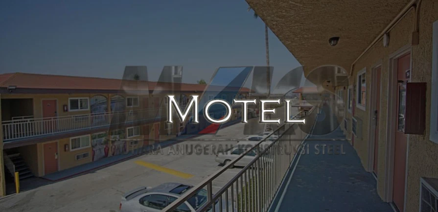 Bangunan Fasilitas Penginapan Bangunan Motel 1 motel